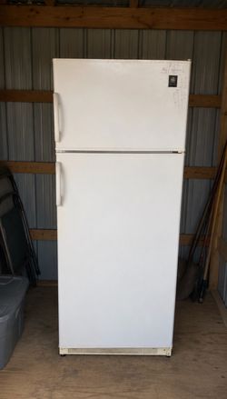 All white Refrigerator