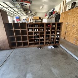 Storage Cubbies and Cabinet
