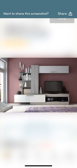 BRAND NEW (still in boxes) gray entertainment center