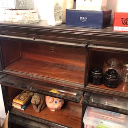Macey Antique Lawyers Bookcase 51 X 52 X 12 Inches