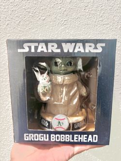 Star Wars Oakland Athletics Grogu Bobblehead - Brand New in Box