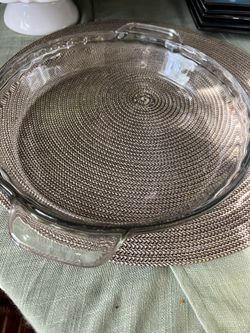 Two Pyrex Pie Dishes 10”