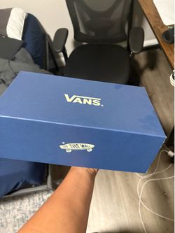 Pearlized vans blue
