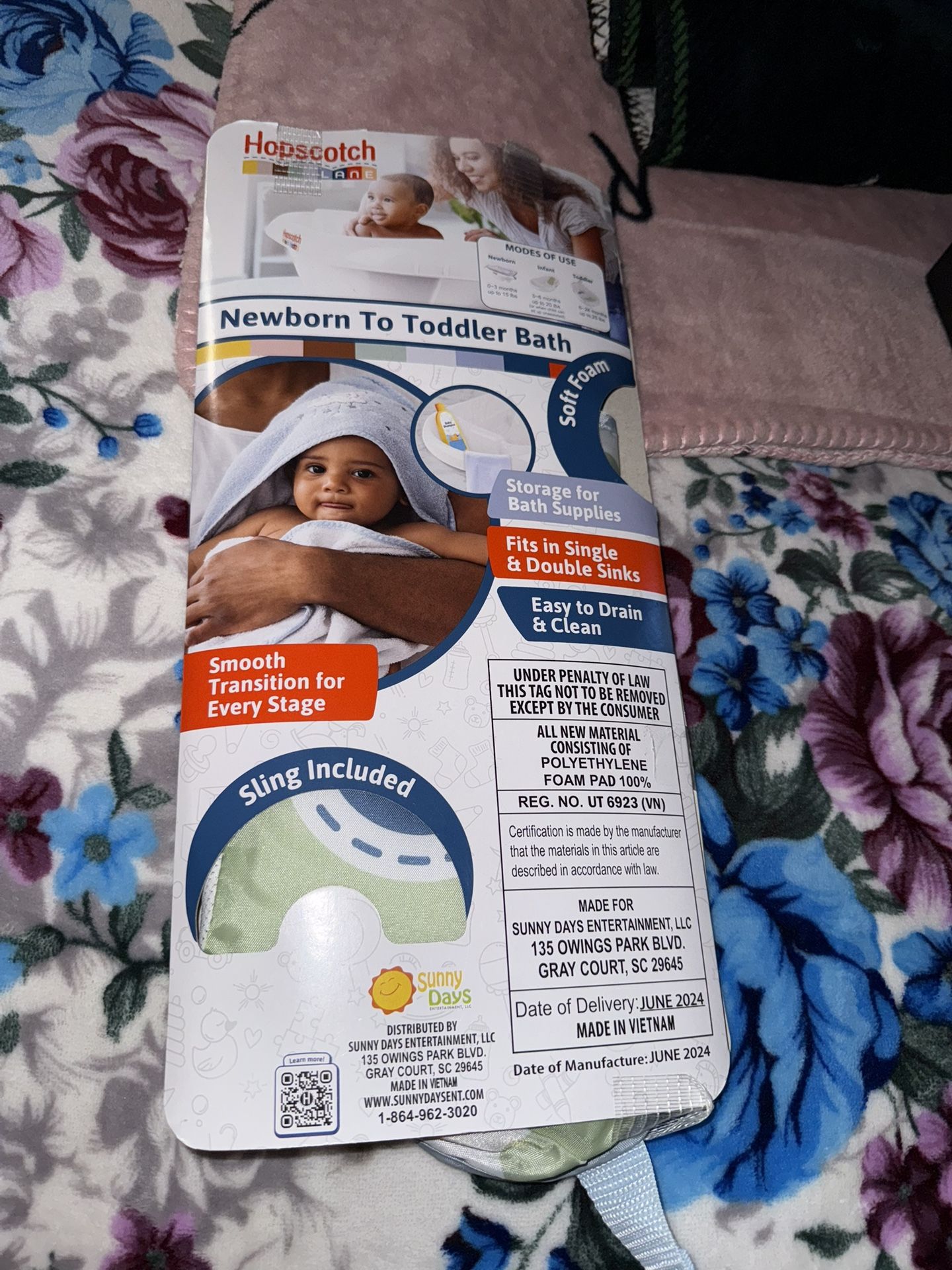 Newborn To Toddler Bath