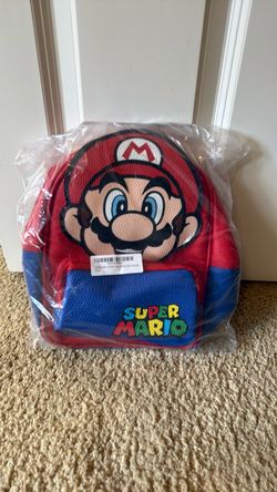 Super Mario Mini Leather Backpack