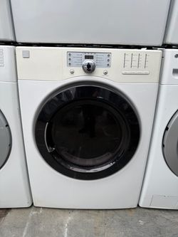 Kenmore white front load gas dryer