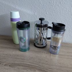 Starbucks French Press Thermos Travel Cup