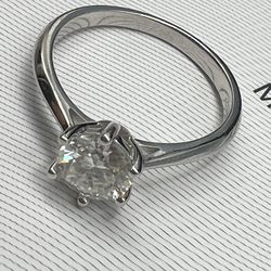 Moissanite Solitaire Ring