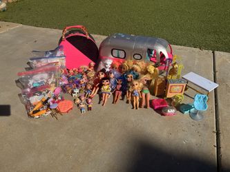 Huge LOL Surprise OMG & Rainbow High Doll Lot + 2 Epic Playsets!