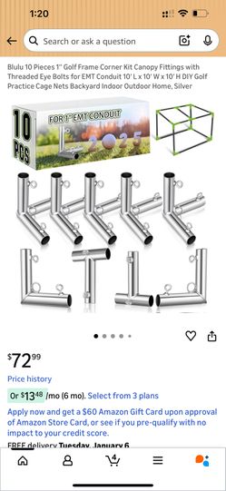 10 Pcs Golf Frame Corner Kit