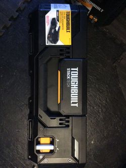 ToughBuilt STACKTECH 3-Piece Tool Storage Bundle + Wood Work Surface ALL 3 FOR $200!!! MAJOR DEAL!