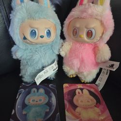 Lot of 2 Labubu Big into Energy Hope And Loyalty couple keychain
