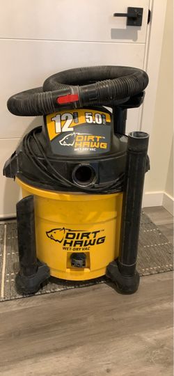 Wet/Dry Vac: 12 gallon