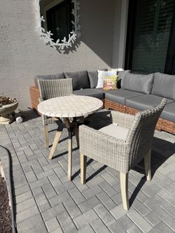 Bistro set for outdoors