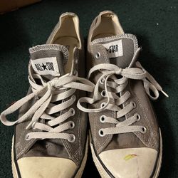  Converse Shoes Men Size 10 all star Dark Grey Used 