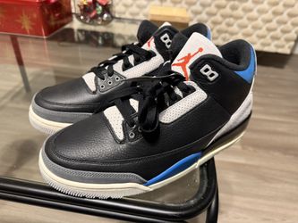 Jordan 3 Rare Air Black Blue Size 9 Men’s