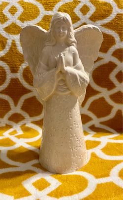 Vintage PRAYING ANGEL  Candelabra 9in