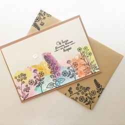 Condolences/ sympathy greeting card
