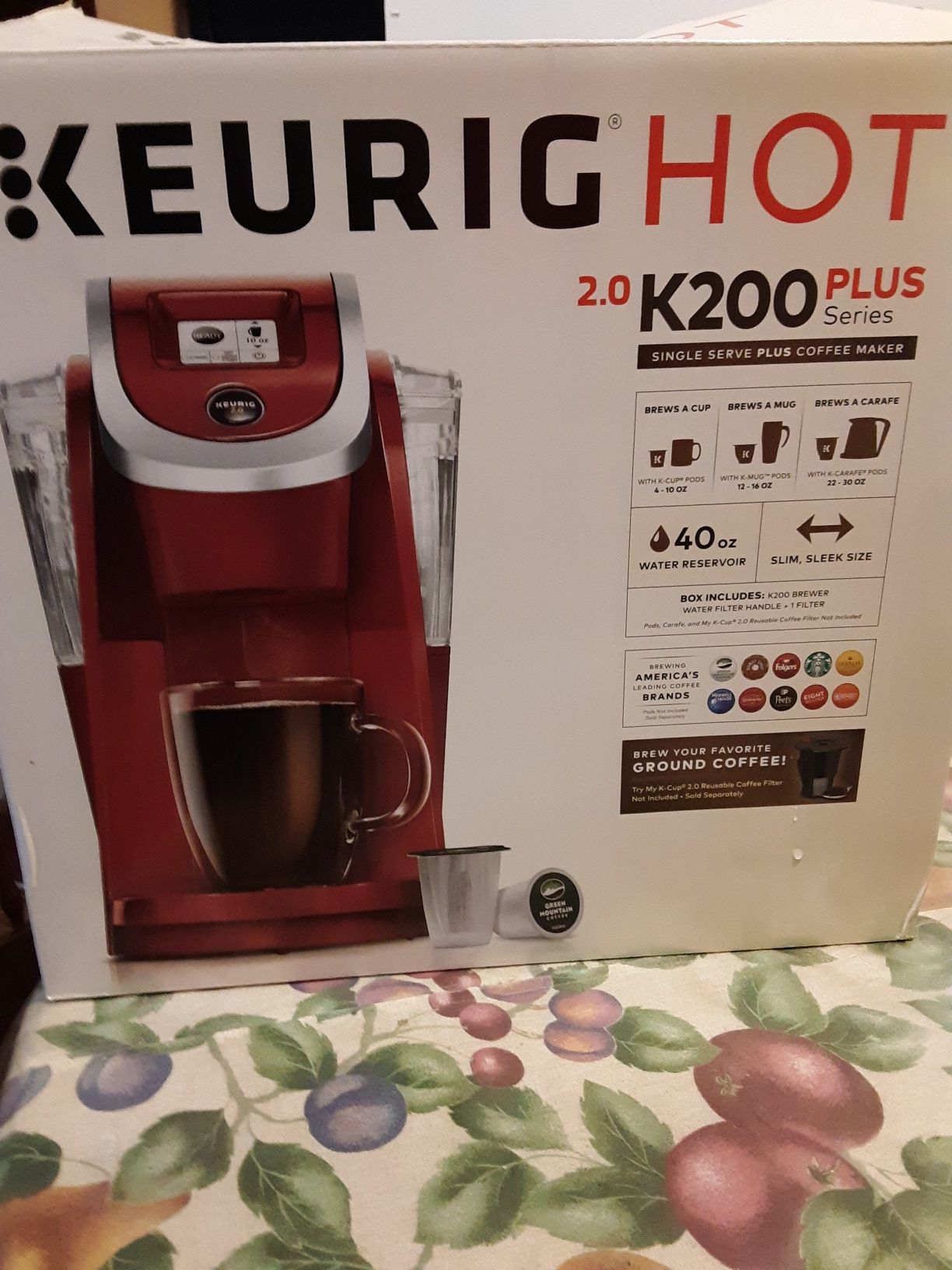 Keurig single serve plus coffee maker