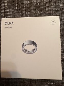 Oura ring 4 size 7 silver
