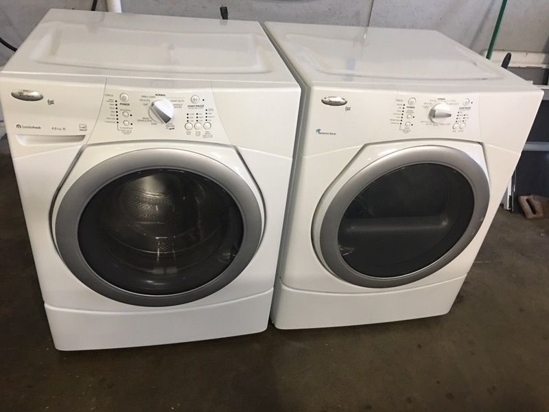 Whirlpool Duet Resource Saver Front Load Washer and Dryer