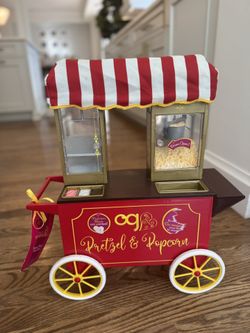 Our Generation Retro Pretzel & Popcorn Play Food Stand