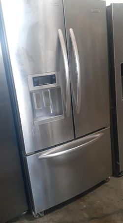 Kitchen Aid 3-Door Stainless Steel Refrigerator
