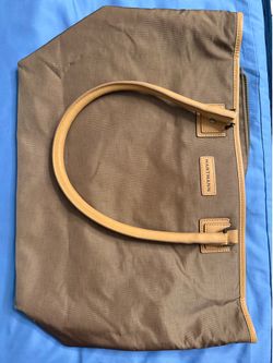 💼 Hartmann Tan Nylon & Leather Tote