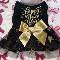 New Years Dog Dress