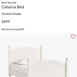 Twin Size Pottery Barn Catalina Bed