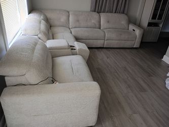 Belia 6 Pc Dual Power Reclining Sectional