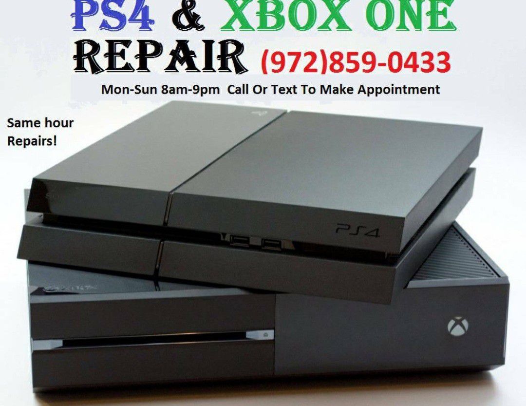 We Fix All Consoles  XBOX ONE X Playstation 4 Ps5