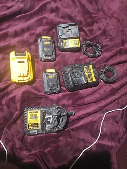 DeWalt Battery and Charger Lot