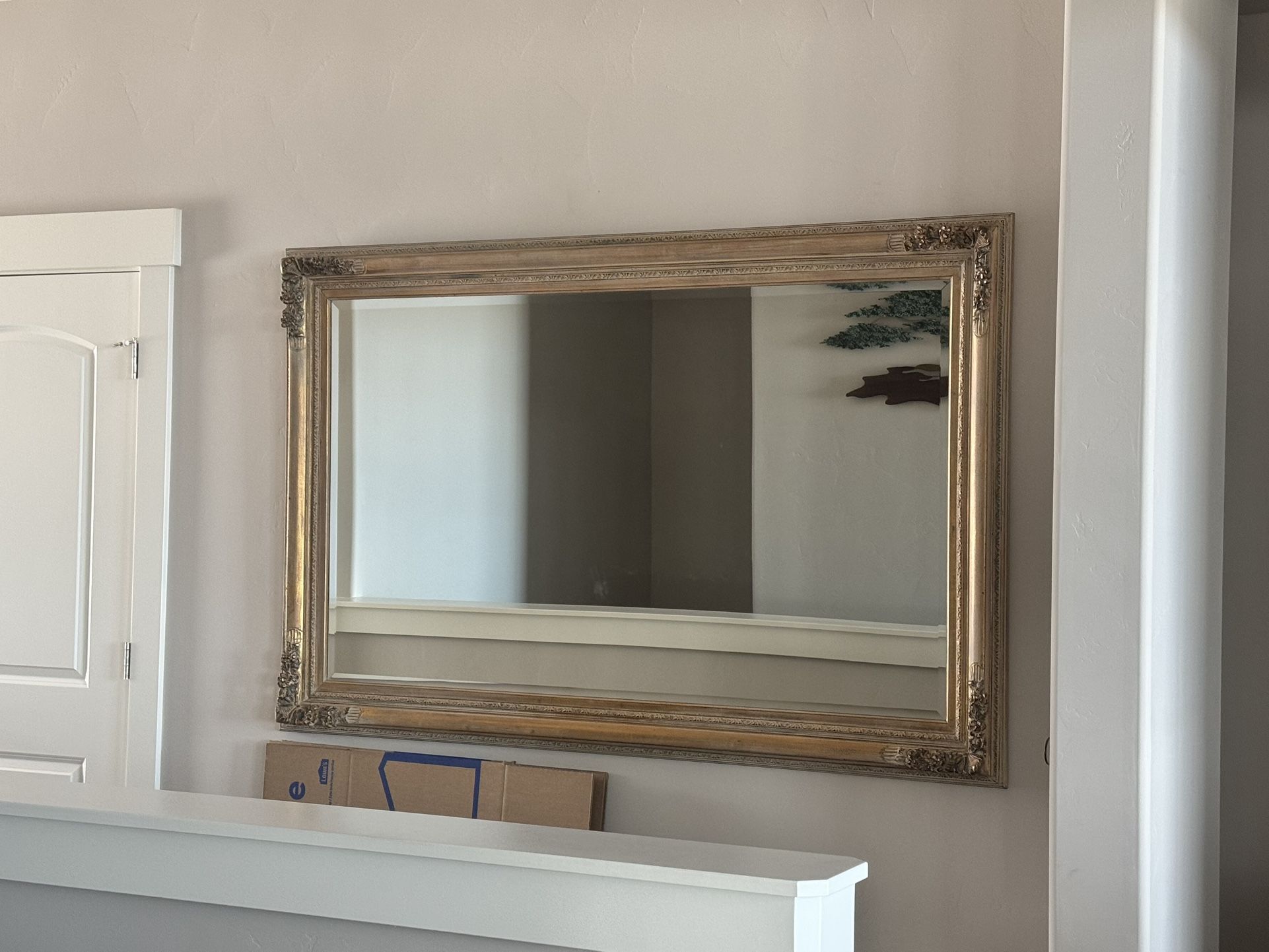 Ornate Antique gold Framed Mirror