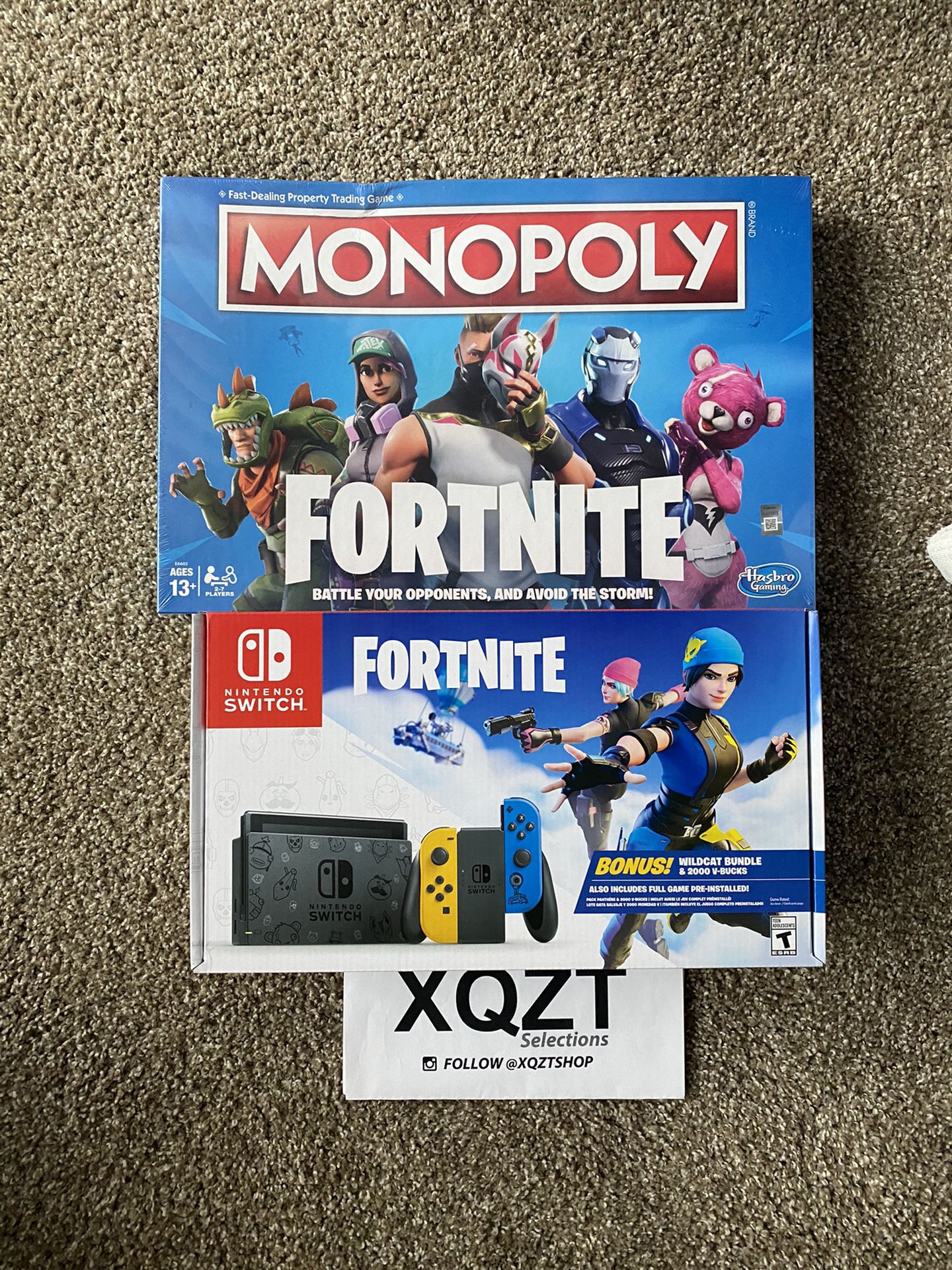 Nintendo Switch Fortnite Edition With Free Gift