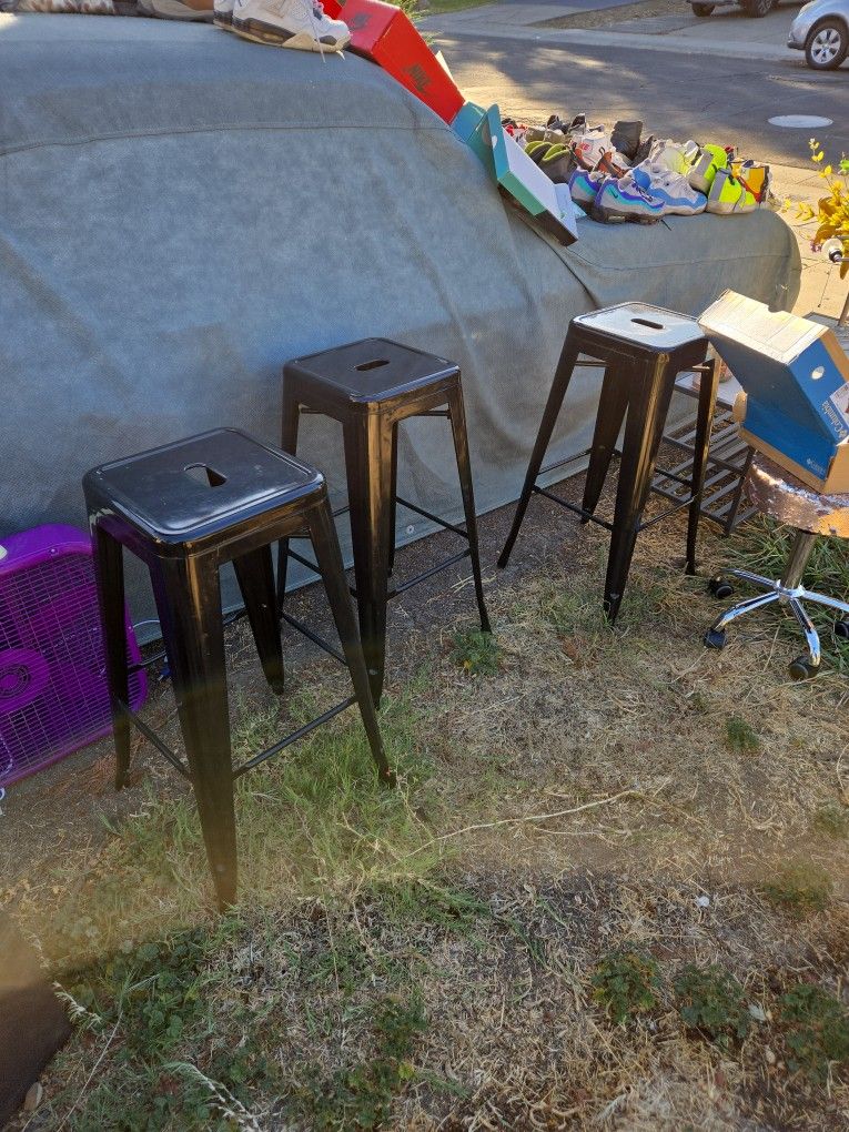 Metal Square Stools