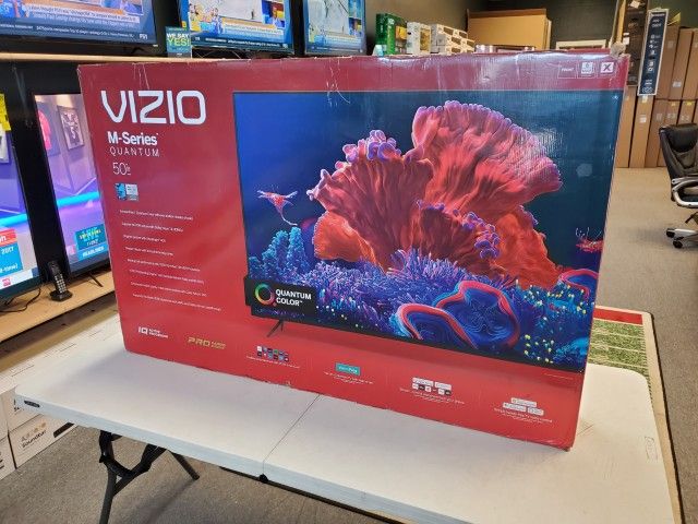 VIZIO 50 INCH QLED UHD TV'S IN STOCK BLUETOOTH VOICE SEARCH W/WARRANTY - PAYMENT OPTIONS