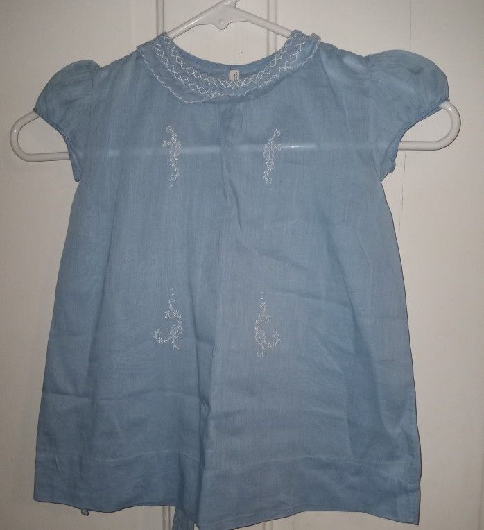 Vintage Doll Dresses Sold As A Lot Of 3