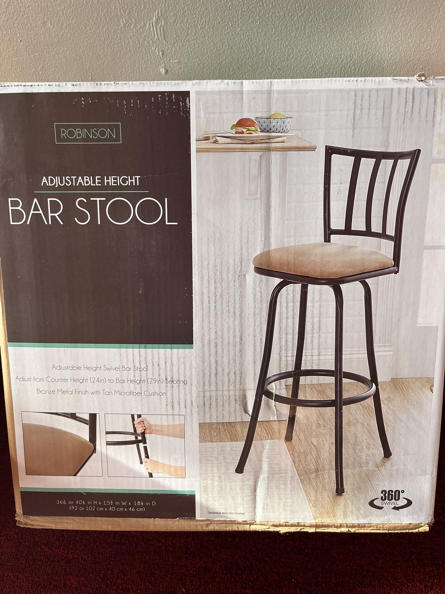 Adjustable Bar Stool