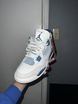 Military Blue Jordan 4s