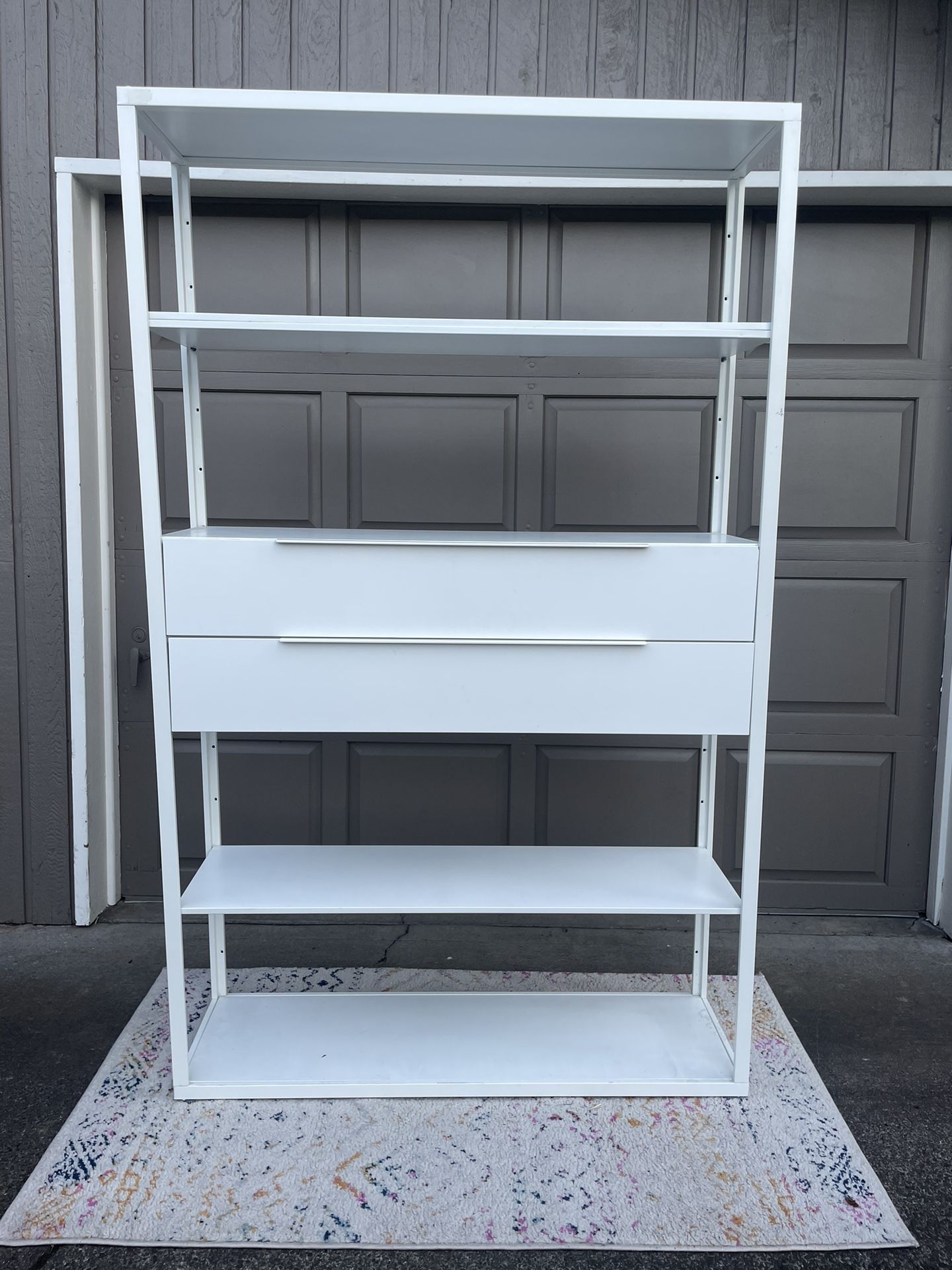Large IKEA Shelf Unit With Drawers