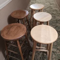 Wooden Bar Stools