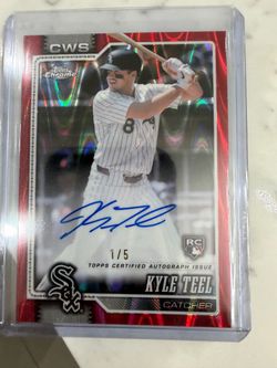 Kyle Teel Topps Chrome RC Auto 1/5