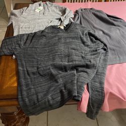 Sweater Shirts $8 Ea Large