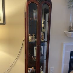 Wood Lighted Curio