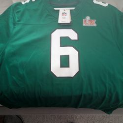 Devonta Smith Kelly Green Superbowl Patch Jersey 3XL