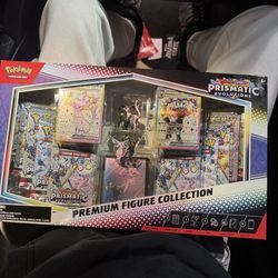 TWO pokemon prismatic figurine collections 