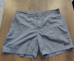 Patagonia Lightweight All-Wear Hemp Shorts Men's 38 Blue Blend 6" Pockets