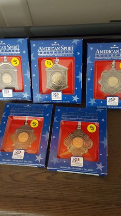 State ornaments/Hallmark. New
