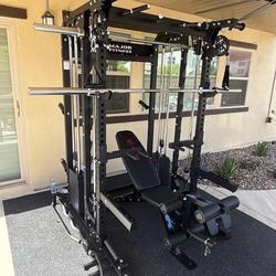 NEW IN BOX - Free Local Delivery- Major Fitness F22 PRO or B52 PRO Squat Rack Power Cage Functional Trainer with Smith Machine 